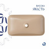 Раковина накладная Qtap Tern 610x350x135 мм, Beige, прямоугольная, с донным клапаном QTTER188SB49790 — фото 4