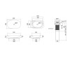 Раковина накладная Qtap Robin 600x390x150 мм, Beige, прямоугольная, с донным клапаном QTROB188SB49787 — фото 2
