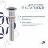 Раковина накладная Qtap Tern 610x350x135 мм, Stone grey, прямоугольная, с донным клапаном QTTER188SG49789 — фото 5