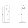 Зеркало Qtap Gemini 500х1600 с LED-подсветкой Inside, с диммером, QTGE50160049893 — фото 2