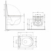 Унітаз підвісний Qtap Taurus Ultra Quiet 515×360×350 мм, Matt Black, з сидінням Slim Duroplast / Soft-close / Quick Release QTTAU28BLM50504 — фото 2