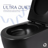 Унітаз підвісний Qtap Taurus Ultra Quiet 515×360×350 мм, Matt Black, з сидінням Slim Duroplast / Soft-close / Quick Release QTTAU28BLM50504 — фото 5