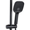 Душова система універсальна Qtap Gemini на три споживачі (з виливом) QTGEM111BLM45686 Black Matt — фото 4