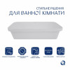 Комплект Qtap Scorpio: Раковина врізна прамокутна 615х390х150 мм White + Донний клапан PU02 — фото 3