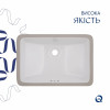 Комплект Qtap Stork: Раковина врезная прямоугольная 535x365x190 мм White + Донный клапан PU02O — фото 4