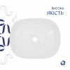Комплект Qtap Aquarius: Раковина накладна прамокутна 470x380x120 мм White + Донний клапан PU02 — фото 4