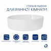 Комплект Qtap Kolibri: Раковина накладная овальная 500x360x140 мм White + Донный клапан PU02 — фото 3
