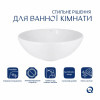 Комплект Qtap Owl: Раковина накладна кругла 400х400х155 мм White + Донний клапан PU02 — фото 3