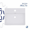 Комплект Qtap Nando LT: Раковина підвісна прамокутна 500х420х130 мм White + Донний клапан PU02O — фото 4