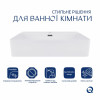 Комплект Qtap Nando LT: Раковина підвісна прамокутна 610х420х140 мм White + Донний клапан PU02O — фото 3