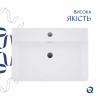 Комплект Qtap Nando LT: Раковина підвісна прамокутна 610х420х140 мм White + Донний клапан PU02O — фото 4