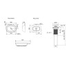 Комплект Qtap Cardinal: Раковина подвесная / накладная овальная 565х400х130 мм White + Донный клапан PU02 — фото 2