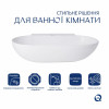 Комплект Qtap Cardinal: Раковина подвесная / накладная овальная 565х400х130 мм White + Донный клапан PU02 — фото 3