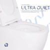 Унітаз підвісний Qtap Robin Ultra Quiet безобідковий з сідінням Soft-close 520x365x365 мм WHITE — фото 6