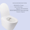 Комплект Qtap Swan 2 в 1: унитаз подвесной Rimless + биде подвесное — фото 3
