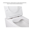 Комплект Qtap Swan 2 в 1: унитаз подвесной Rimless + биде подвесное — фото 4