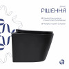 Унітаз підвісний Qtap Scorpio Ultra Quiet безобідковий з сидінням Soft-close MATT BLACK QT14332380AMB — фото 4