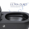 Унітаз підвісний Qtap Scorpio Ultra Quiet безобідковий з сидінням Soft-close MATT BLACK QT14332380AMB — фото 5