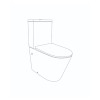 Унітаз підлоговий Qtap Swan Ultra Quiet з сидінням Soft-close 640x360x835 мм QT16222182TW White — фото 2