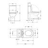 Унітаз підлоговий Qtap Swan Ultra Quiet з сидінням Soft-close 640x360x835 мм QT16222182TW White — фото 3