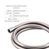 Комплект для душа Qtap Ustek Chrome: Смеситель QTUST6216107ODC + Лейки (QTRUC125CRM45952,QTHLA107CRM45948) + Шланг QTHADPVC200C + QTCRMBH030 — фото 6