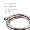 Комплект для душа Qtap Stenava Chrome: Смеситель QTST6245102DC + Лейки (QTRUC125CRM45954,QTHLA107CRM45784) + Шланг QTHADPVC200C + QTCRMBH130 — фото 6