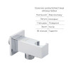 Комплект для душа Qtap Stenava Chrome: Смеситель QTST6245102DC + Лейки (QTRUC125CRM45954,QTHLA107CRM45784) + Шланг QTHADPVC200C + QTCRMBH130 — фото 7