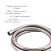 Комплект для душу Qtap Namesti Chrome: Змішувач QTNAM6225102NC + Лійки (QTRUC125CRM45954,QTHLA107CRM45784) + Шланг QTHADPVC200C + QTCRMBH130 — фото 6