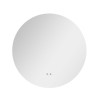 Зеркало Qtap Taurus R600 с LED-подсветкой Touch, с антизапотеванием, с диммером, рег. темп. цвета (3000-6500K) QT2478R607 — фото 3