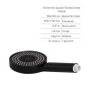 Комплект Qtap Slavonice Black Matt: Змішувач QTSLA259BLM45918 + Шланг QTHADPVCSQ160B + Лійка QTRUC125BLM45951 — фото 5