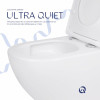 Унитаз подвесной Qtap Jay безободковый с сиденьем Soft-close QT07335175W — фото 5