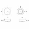 Раковина-чаша Qtap Kolibri 400х400х140 мм White QT10116303W — фото 2