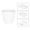 Готовое решение Qtap для ванной комнаты: подвесной унитаз Swan Ultra Quiet 520×360×320 + комплект инсталляции Nest 4 в 1 (линейная клавиша White) — фото 7