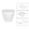 Готовое решение Qtap для ванной комнаты: подвесной унитаз Jay Ultra Quiet 520x360x320 + комплект инсталляции Nest 4 в 1 (квадратная клавиша Satin) — фото 7