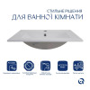 Комплект Albatross: Раковина врезная мебельная 620x460x180 мм, White, прямоугольная + Донный клапан Pop-up PU02O — фото 3