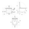 Унітаз підвісний Qtap Scorpio безободковий Ultra Quiet з сидінням Soft-close QT14332380ASW — фото 2