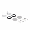 Qtap Сиденье для унитаза (Tern 490) 435x344x50 мм, Matt Black, с микролифтом, Slim Duroplast, Quick Release QTSC179MB47354 — фото 5