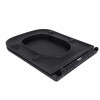 Сиденье для унитаза Qtap Tern 420х340х35 мм, Matt Black, с микролифтом, Slim Duroplast, Quick Release QT99HY2322MB — фото 4