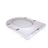 Qtap Сиденье для унитаза напольного (Grand) 560×363×30 мм, White, с микролифтом, Slim Duroplast, Quick Release QT26228301W3 — фото 4