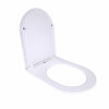 Qtap Сиденье для унитаза напольного (Vlasta) 560×363×30 мм, White, с микролифтом, Slim Duroplast, Quick Release QT28228300W3 — фото 3