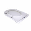 Qtap Сиденье для унитаза напольного (Vlasta) 560×363×30 мм, White, с микролифтом, Slim Duroplast, Quick Release QT28228300W3 — фото 4