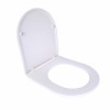 Qtap Сиденье для унитаза напольного (Dove) 425×363×30 мм, White, с микролифтом Slim Duroplast, Quick Release QT06228380BW3 — фото 3