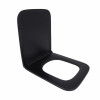 Qtap Сиденье для унитаза (Gemini) 435x357x37 мм, Matt Black, с микролифтом, Slim Duroplast, Quick Release QT99HY2312MB — фото 3