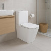 Унитаз напольный Qtap Crow Eco безободковый с сиденьем Soft-close QTCRO27W48750 — фото 3