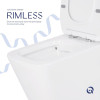 Унитаз напольный Qtap Crow Eco безободковый с сиденьем Soft-close QTCRO27W48750 — фото 6