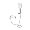 Змішувач для ванни Qtap Presto (з душовим гарнітуром) QTPRE259CRW45579 Chrome/White — фото 3
