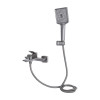 Смеситель для ванны Qtap Presto (c душевым гарнитуром) QTPRE259GRP45584 Gunmetal Black — фото 3