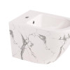 Биде подвесное Qtap Robin 515x370x350 мм, Marble QT13551381GMR — фото 5