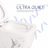 Унітаз підвісний Tern Ultra Quiet 490×365×325 мм, Marble, з сидінням Slim Duroplast / Soft-close / Quick Release QT17332303ASMR Qtap — фото 5