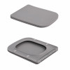 Унітаз підвісний Tern Ultra Quiet 490×365×325 мм, Stone Grey, з сидінням Slim Duroplast / Soft-close / Quick Release QT17332303ASSG Qtap — фото 8
